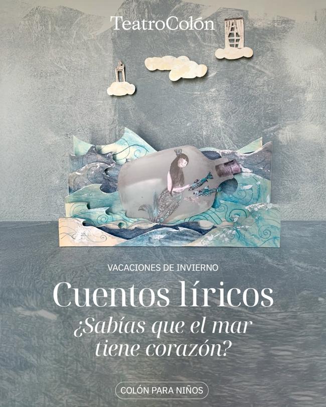 Sol Risé as solo soprano in ¿Sabías que el mar tiene corazón? at Teatro Colón, Buenos Aires