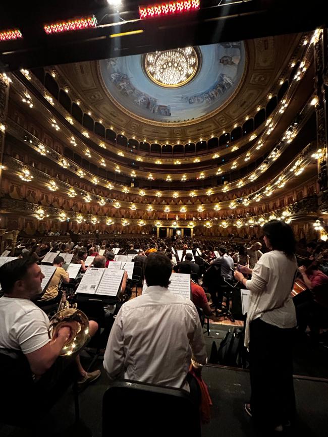 Sol Risé in Brahms Gesang der Parzen at Teatro Colón, Buenos Aires
