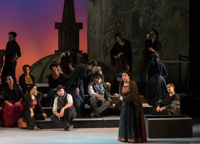 Sol Risé in Cavalleria Rusticana chorus and Italian canzonette at Juventus Lyrica festival