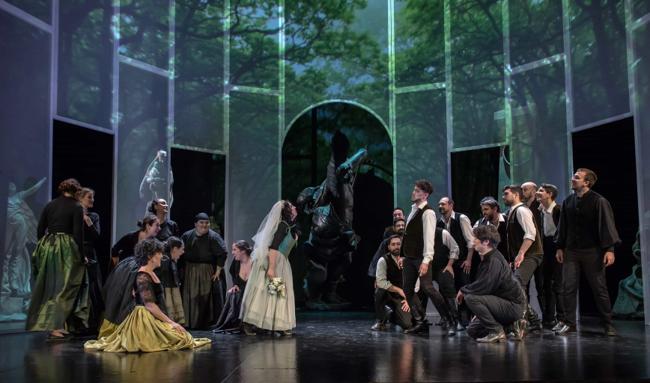Sol Risé as Zerlina in Don Giovanni with Juventus Lyrica at Teatro Avenida