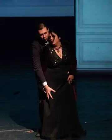 Sol Risé as Contessa di Ceprano in Rigoletto